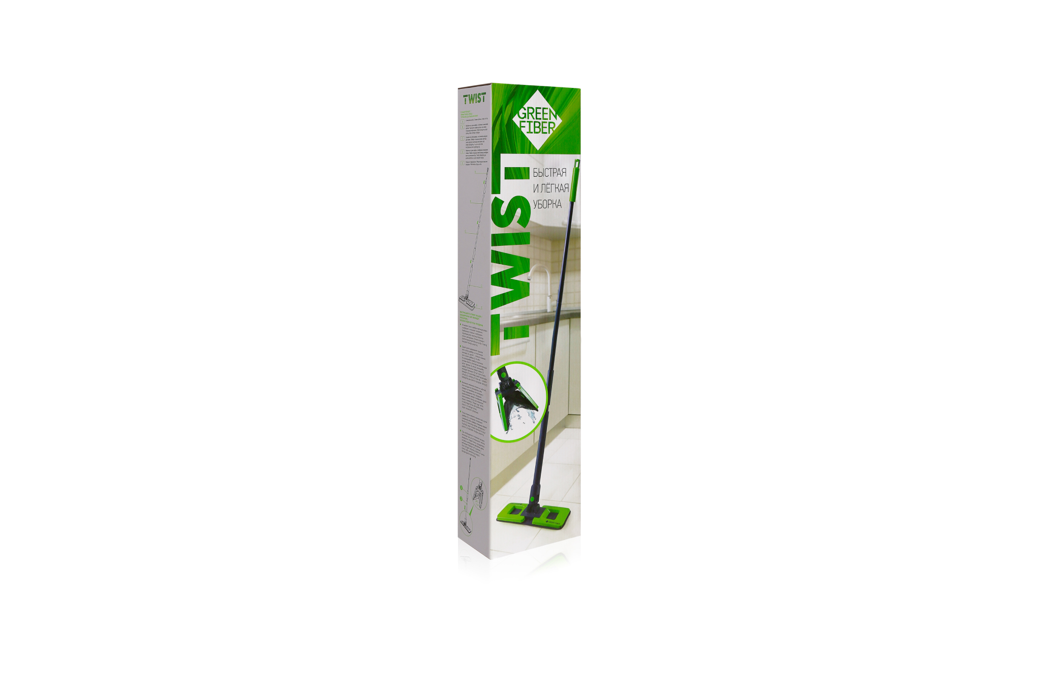 Green Fiber TWIST Squeeze Mop :: Green Fiber.Mop :: Products :: Greenway EU