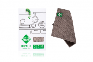 Green Fiber HOME S1, washing fiber Dish washing fiber gray