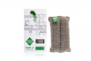 Green Fiber HOME S8, ultrasponge Involver sponge gray