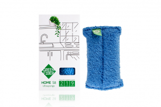 Green Fiber HOME S8, ultrasponge Involver sponge blue