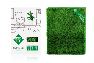 Green Fiber HOME S13, floor fiber Twist fiber for the floor green
