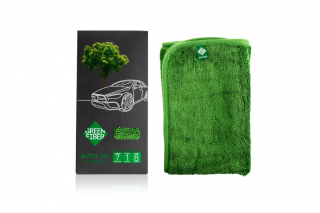 Green Fiber AUTO S16, wet cleaning Car towel for wet cleaning green