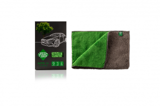 AUTO A5, dry cleaning Car towel for dry cleaning gray-green