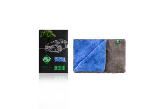 Green Fiber AUTO A5, dry cleaning Car towel for dry cleaning gray-blue