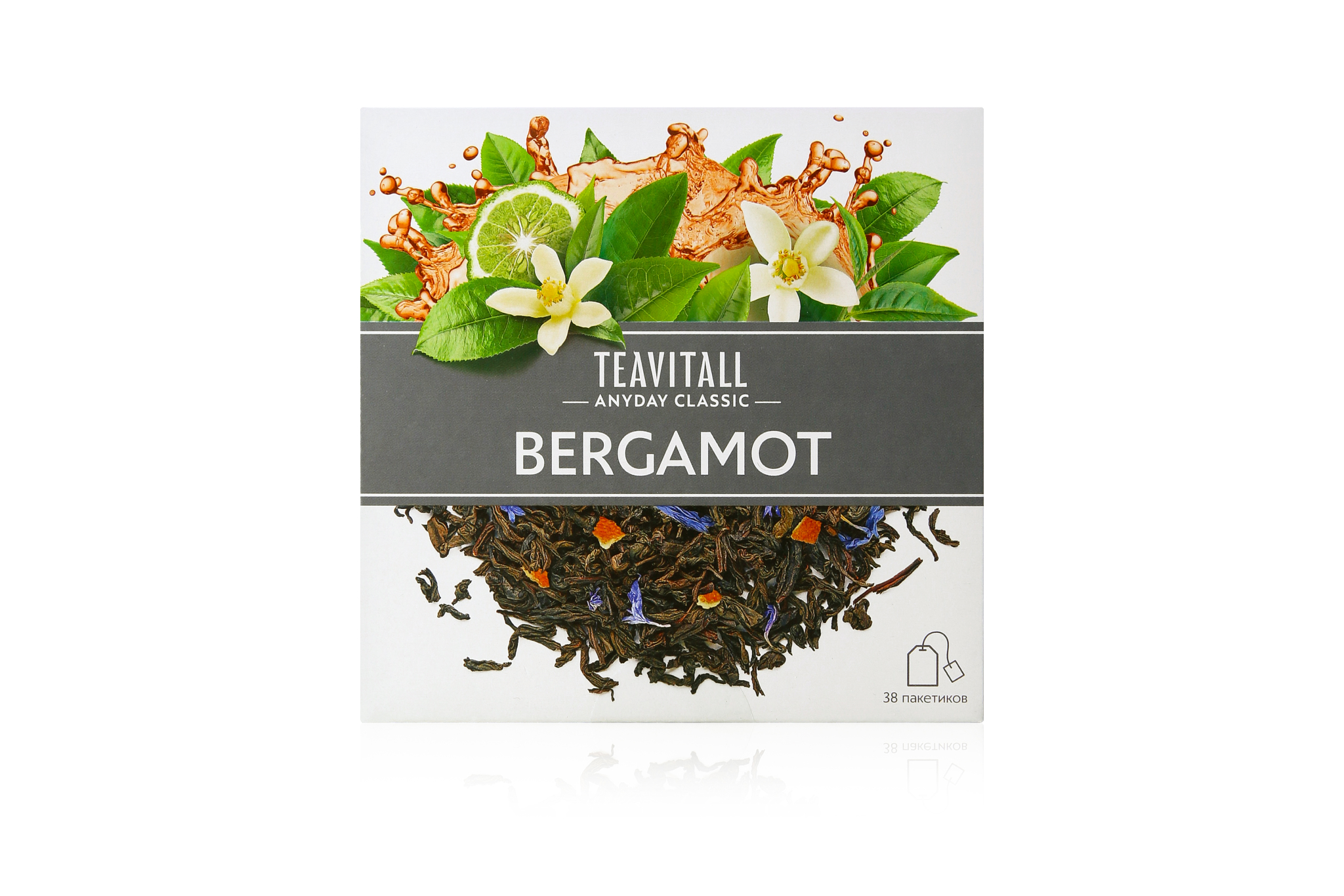 TEAVITALL ANYDAY CLASSIC Bergamot Black Tea, 38 filter packs ...