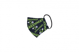 Greenway pattern Reusable Cloth Face Mask/ size L