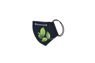 Green Leaf Reusable Cloth Face Mask, size M
